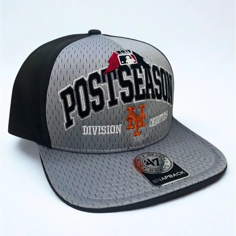 New York Mets 2015 MLB NL East Division Champions Postseason Snapback Hat '47